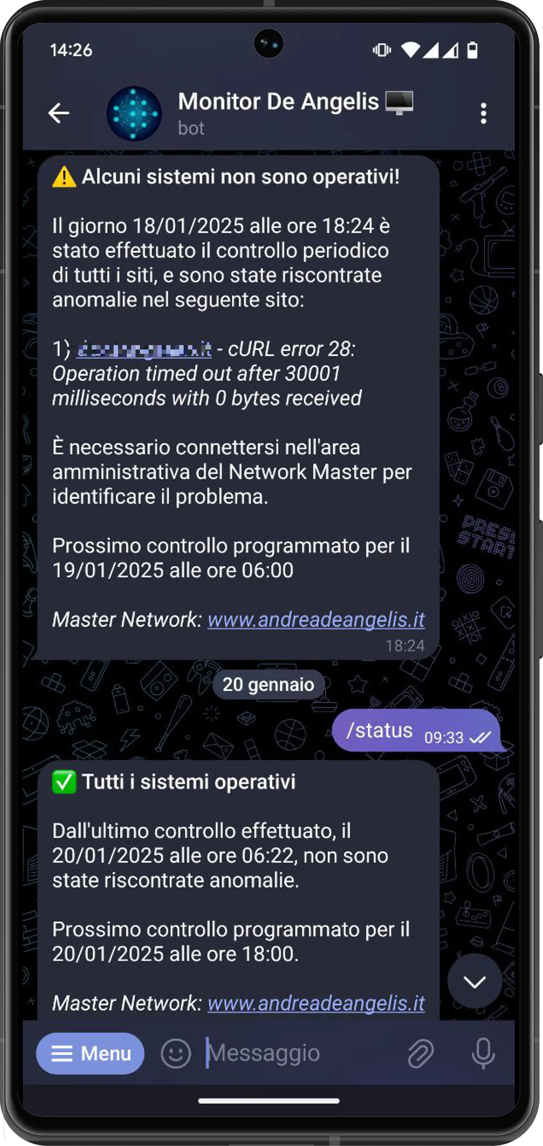 Bot Telegram di esempio